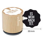 Woodies Textstempel &quot;Es weihnachtet&quot; - W-07005