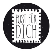 Woodies Textstempel &quot;Post f&#252;r Dich&quot; - W-01003