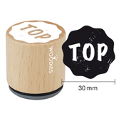 Woodies Textstempel &quot;TOP&quot; - W-13002