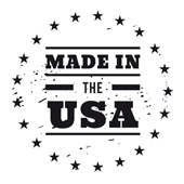 Woodies Textstempel &quot;MADE IN USA&quot; - WE-1107