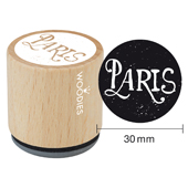 Woodies Textstempel &quot;Paris&quot; - WE-1204