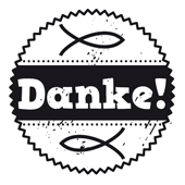 Woodies Textstempel &quot;Danke!&quot; (v1) - W-14003