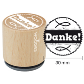 Woodies Textstempel &quot;Danke!&quot; (v1) - W-14003