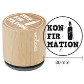 Woodies Textstempel &quot;Konfirmation&quot; (v1) - W-14007