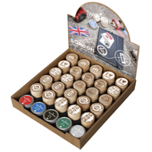 Woodies Textstempel Display - LONDON - WE-9000