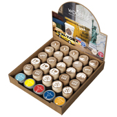 Woodies Textstempel Display - NEW YORK - WE-1100