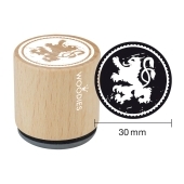 Woodies Textstempel &quot;Bayrischer L&#246;we&quot; - W-11008