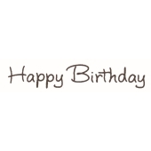 Text Stempel &quot;Happy Birthday&quot; - E-730