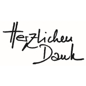 Text Stempel &quot;Herzlichen Dank&quot; - E-5424