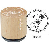 Woodies Motivestempel - Einladungrolle - W-17001