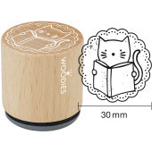 Woodies Motivestempel - Katze - W-22004