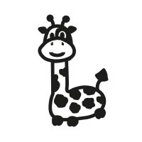 Stemplino Mini - Giesi giraffe - A057