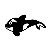 Stemplino Mini - Orca whale - C011