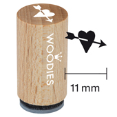 Mini Woodies - Heart with Arrow - WM-0409