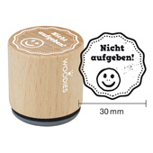 Woodies text stamp &quot;Don&#39;t give up!&quot; - W-13004