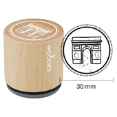 Woodies text stamp &quot;Arc de Triomphe&quot; - WE-1201