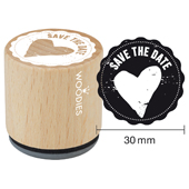 Woodies text stamp &quot;Save the date&quot; (v2) - W-03007