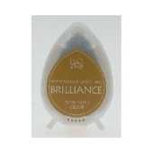 Tsukineko Brilliance Dew Drop - PEARL OLIVE - BD-53