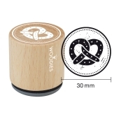 Woodies text stamp &quot;Pretzel&quot; - W-11002