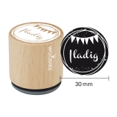 Woodies text stamp &quot;Woodies Iladig&quot; - WZ-1007