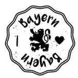 Woodies text stamp &quot;Bayern&quot; - W-11004