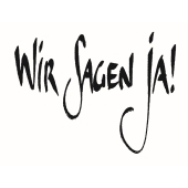 Text Stempel &quot;Wir sagen ja&quot; - C-5709