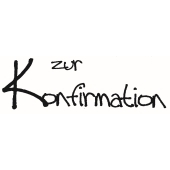 Text Stamp &quot;Zur Konfirmation&quot; - E-709