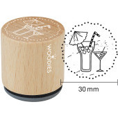 Woodies motive stamp - Cocktails - W-17003