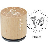 Woodies motive stamp - Key &amp; Lock - W-19005