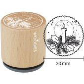 Woodies motive stamp - Candle - W-21003