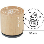 Woodies motive stamp - Snowman - W-21005