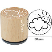 Woodies motive stamp - Cloudy - W-27002