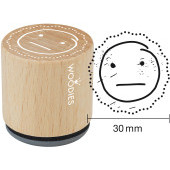 Woodies motive stamp - Smiley medium - W-27006