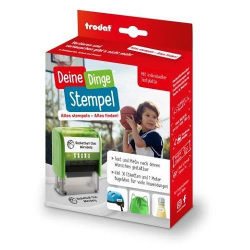 DEINE DINGE stamp set from Trodat - Individual