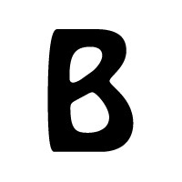 Stemplino Mini stamp Letter B - BU02