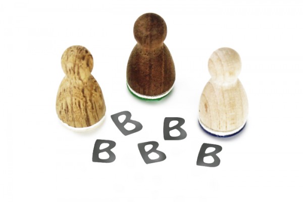 Stemplino Mini stamp Letter B - BU02