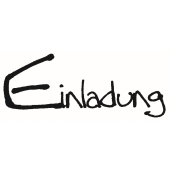 Texte Stempel &quot;Einladung&quot; - E-5417