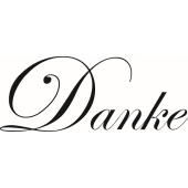 Tampon texte &quot;Danke&quot; - E-5429