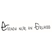 Tampon texte &quot;Eifach nur en Gruess&quot; - E-5423