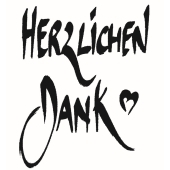 Tampon texte &quot;Herzlichen Dank&quot; - E-5205