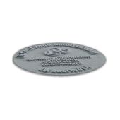 Plaque texte Professional 52045 - 40x30 mm ovale