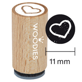 Timbro Mini Woodies - Cuore - WM-0404