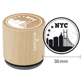 Timbro di testo Woodies &quot;NYC skyline&quot; - WE-1102