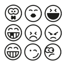 Timbri motif Emoticons