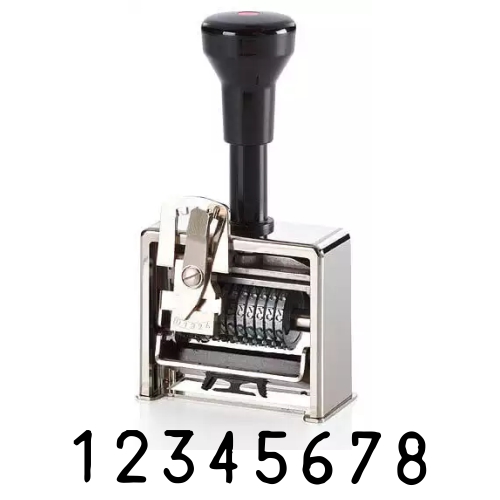 Numeratore REINER C1 8-cifre 4.5mm Block