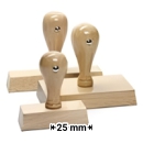 Timbro in legno fino a 25 mm
